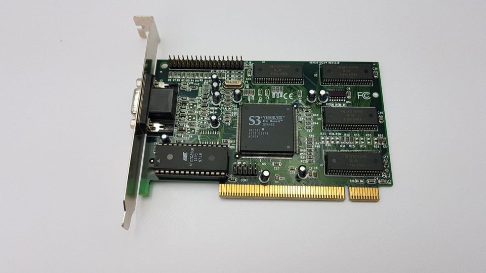 Video Karte, PCI, S3 Virge / GX Q5A4BB, 86C385, Venus Virge GX in Runding