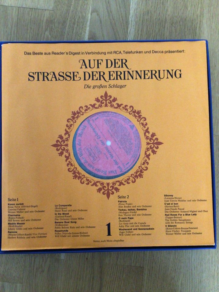 10 LPs Schallplatten  Evergreens in Opfenbach