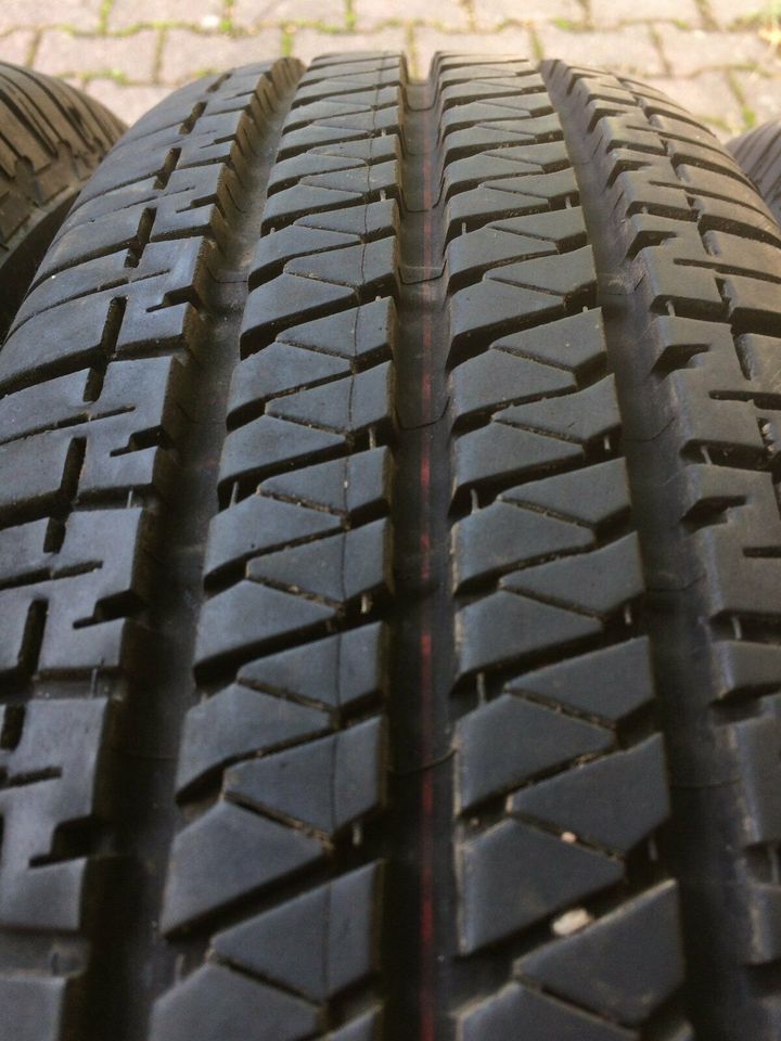 4 x Sommerreifen Bridgestone 195/80 R15 96S 4 x 8mm neuwertig in Klein-Winternheim