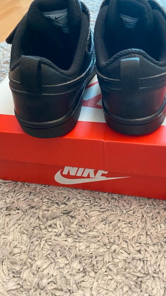 Nike Kinder Unisex Sneaker Low-black Leder in Moers