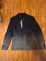 Zara Sakko gr. 46 dunkelblau + graues Muster Nordrhein-Westfalen - Mönchengladbach Vorschau