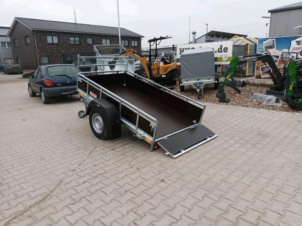 1300kg 236x129x37cm kippbar PKW Anhänger Holz (100kmh) Neptun NEU in Ostrhauderfehn