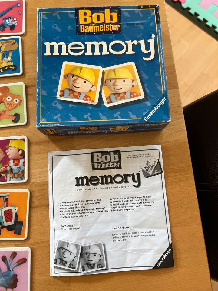 Bob der Baumeister Memory Ravensburger 2-5 Jahre Kinderspiel in Großenlüder