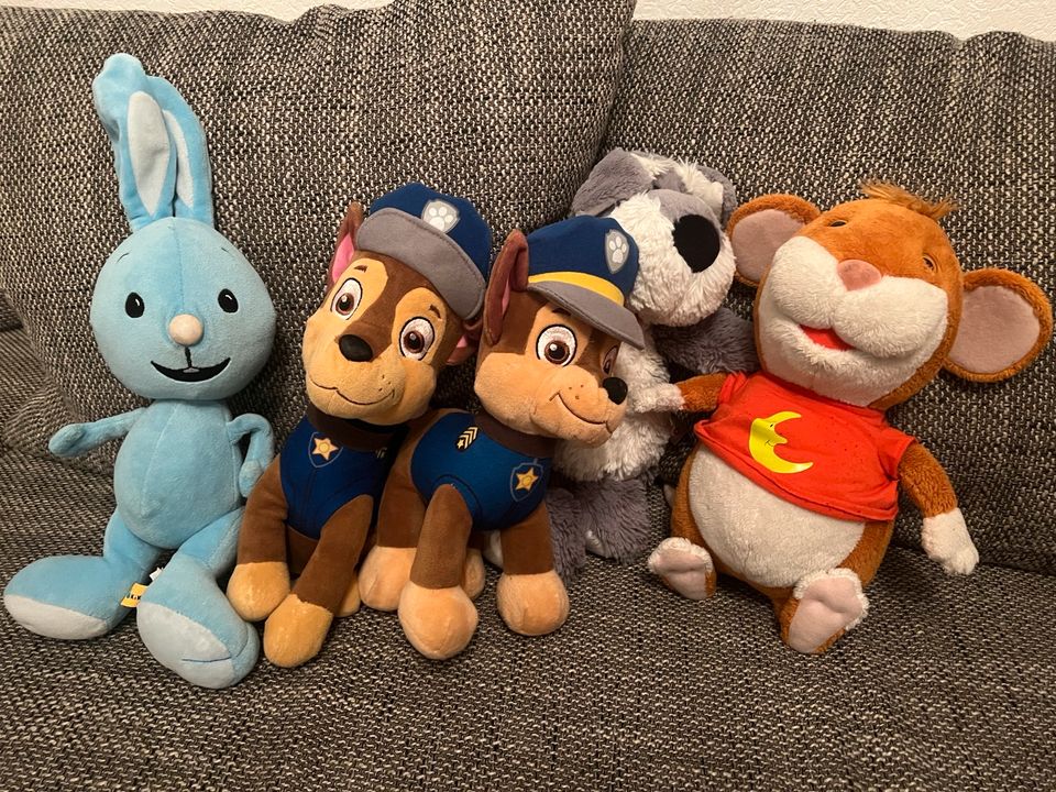 Kikaninchen, Paw Patrol Chase, Leo Lausemaus Stofftiere in Vlotho