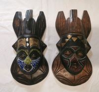 2 Afrikanische Holz Wandmasken ca. 30 cm hoch Rheinland-Pfalz - Kaiserslautern Vorschau