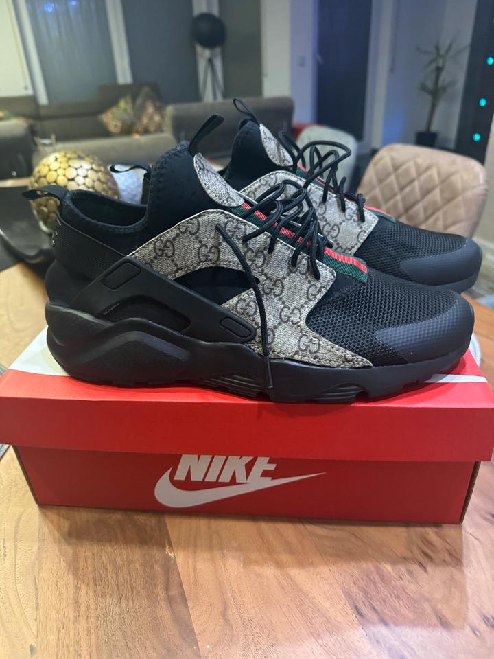 NIKE HUARACHE GUCCI Designer Sneaker Gr.45 5 Schwarz in Nurnberg Mittelfr Aussenstadt Sued kleinanzeigen