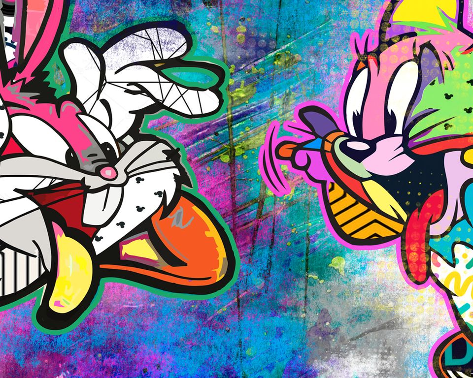 ⭐POP Art Bugs Jerry Disney Bild Galerie Berlin⭐Wanddeko Graffiti in München