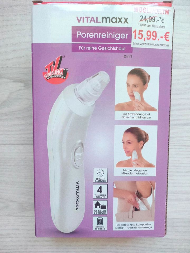 Porenreiniger Vital Maxx NEU in Hamburg