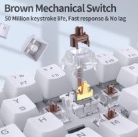 Brown Keys Mechanische Gaming Tastatur 60% Mitte - Wedding Vorschau