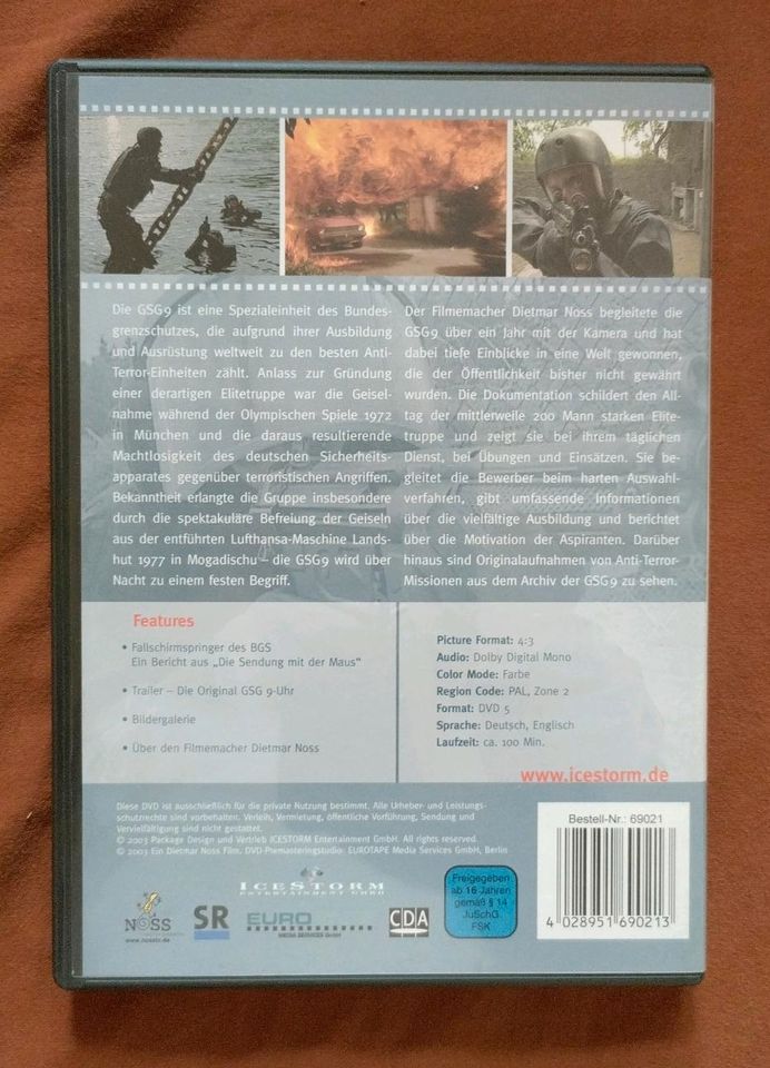 GSG 9 - Originaldokumentation DVD in Berlin