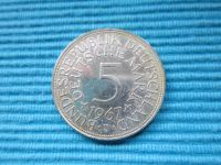 5 DM Silbermünze 1967 J (Heiermann) (Silberadler) Bayern - Uttenreuth Vorschau