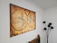 Leinwandbild Weltkarte Kunstdruck 120×80 cm Brandenburg - Frankfurt (Oder) Vorschau