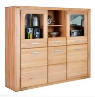 Highboard Kernbuche Holz teilmassiv geölt | (699€) Nordrhein-Westfalen - Arnsberg Vorschau