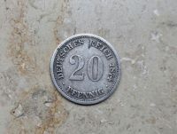20 Pfennig Kaiserreich Silber, 1874 H, Silber Bayern - Geretsried Vorschau