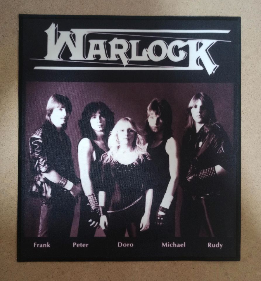 Warlock Group 1983 Backpatch New. in Melle