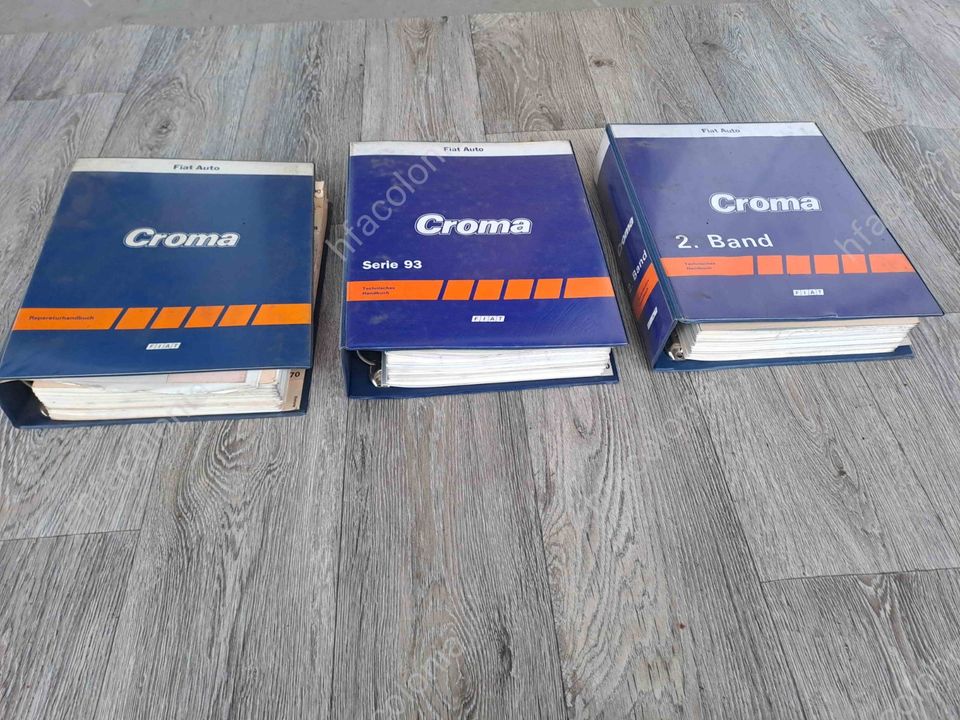 Orig. Fiat Croma Werkstattbücher - Wartungshandbücher - 3 Stück in Köln