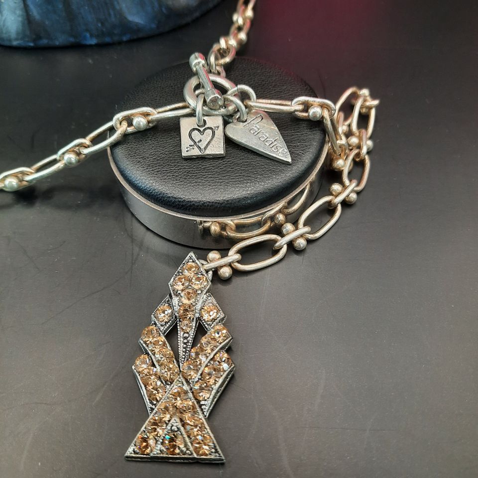 OTAZU Halskette Paradise 80 cm mit Swarovski Kristallen in Königsbrunn