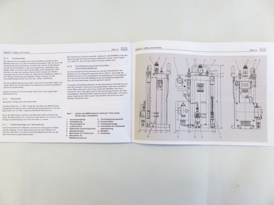 Minimalmengenschmierung Sprühschmierung Vario-Super UFV 20-001 in Waghäusel