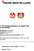 Ticket fürs Pokalfinale Leverkusen Kat 1 Bayern - Nürnberg (Mittelfr) Vorschau