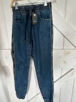 Guess Hose Jeans Gummiband Logo Sachsen-Anhalt - Teuchern Vorschau