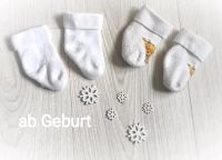 2er Set Socken dick weiß für Neugeborene Sachsen - Burkau Vorschau