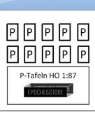 P-Tafeln HO 1:87 10 Stück Sachsen-Anhalt - Dessau-Roßlau Vorschau