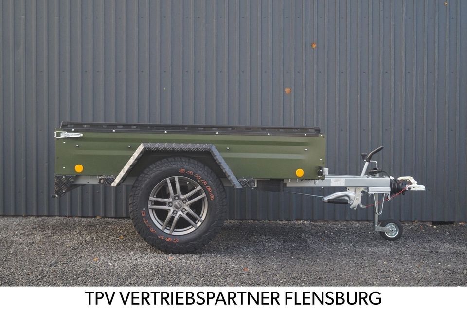 Anhänger TPV TL-EB2 Offroad Bronzegrün Alufelgen 100km/h %AKTION% in Flensburg