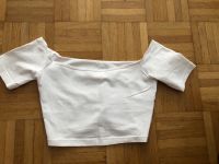 American Apparel crop top schulterfrei weiß xs 34 München - Au-Haidhausen Vorschau