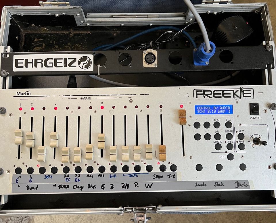 Martin Freekie DMX Controller mit Case in Teutschenthal