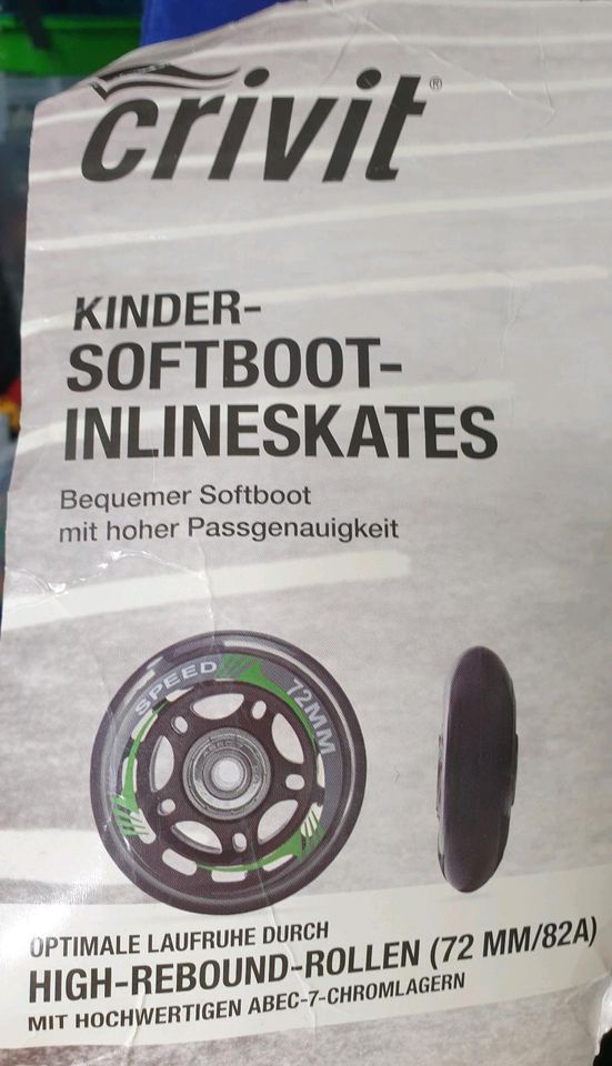 Crivit Kinder  Softboot Inlineskates Gr. 29-33 Grössenverstellbar in München
