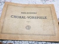 Choral-Vorspiele P.Kickstat Heft 1 Mecklenburg-Vorpommern - Upost Vorschau