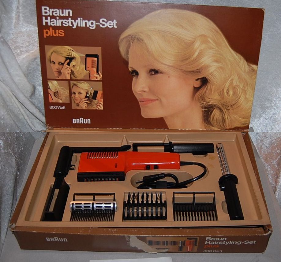 Braun Hair Styling Set PLUS Fön HLD 80 Typ 4423 OVP 1975 in Wiesbaden