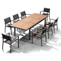 Diningset Melbourne – 8 Personen – Alu/Holz/Textil Nordrhein-Westfalen - Erkelenz Vorschau