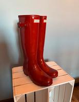 Hunter Tall Gummistiefel Rot, Größe 38 Leipzig - Böhlitz-Ehrenberg Vorschau