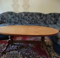 Oval Cauch Tisch, stabile, Massivholz.  Top Zustand Nordrhein-Westfalen - Herford Vorschau