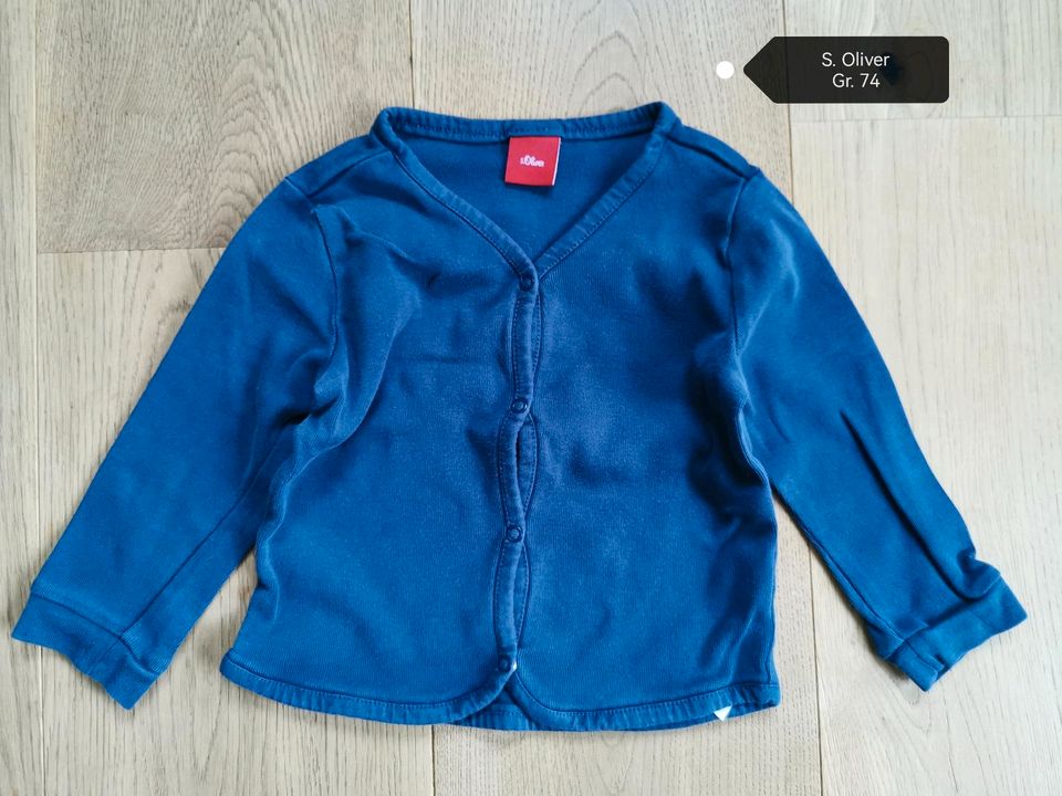 S.Oliver Jacke/Pullover Gr.74 in Wangels