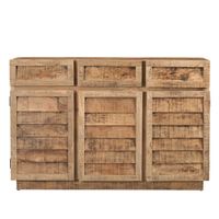 Sideboard BUJE Lamellen massiv Mangoholz Anrichte Vintage rustika Baden-Württemberg - Baindt Vorschau