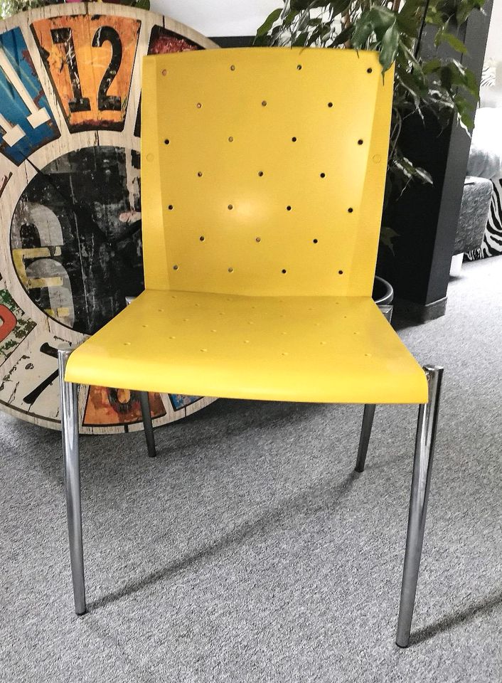 KÖNIG+NEURATH 4x TENSA Designer Retro Stuhl Bürostuhl Stapelstuhl in Erding