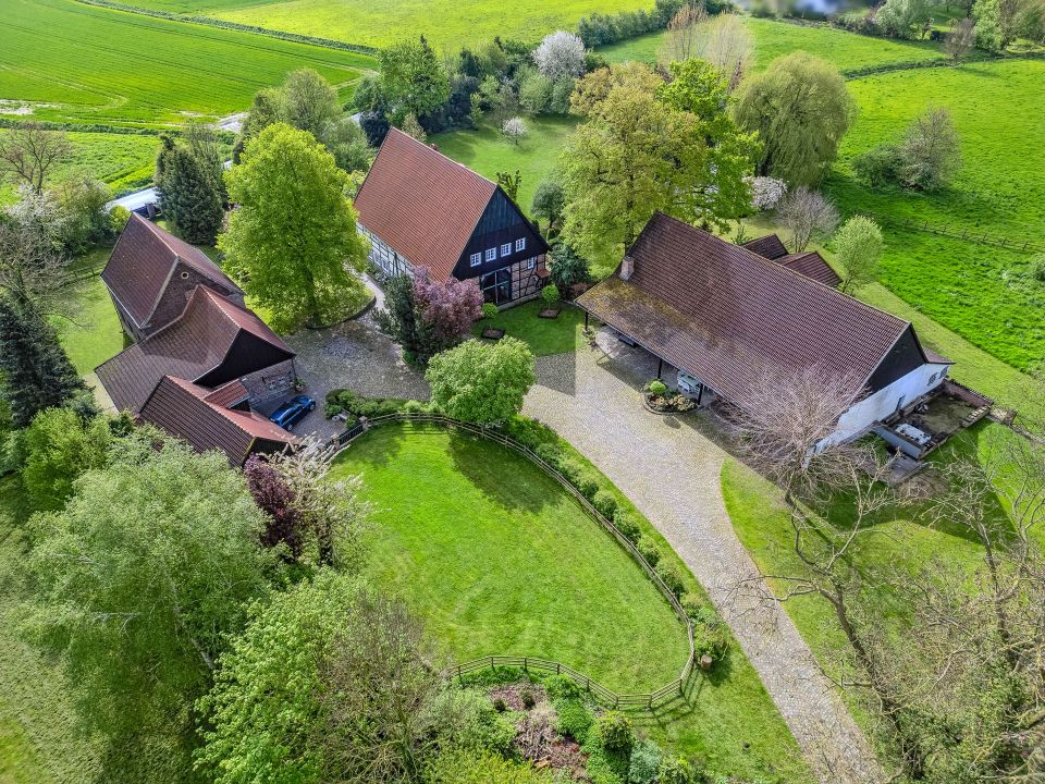 Idyllisches Landgut mit traumhaft restauriertem Wohnhaus samt Stallungen und Reitplatz in Welver in Welver