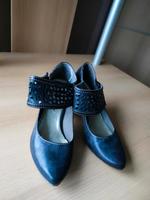 Leder Schuhe gr 38 Niedersachsen - Ostrhauderfehn Vorschau