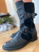 Damen Camel Winterstiefel Leder, schwarz, Gr. 40 Bayern - Marktoberdorf Vorschau