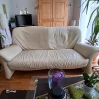 Leder Couch Sofa 2er Sitzgarnitur  Kinderzimmer Partyraum Bayern - Gilching Vorschau