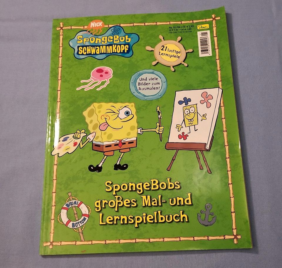 SpongeBobs Mal- und Lernspielbuch in Südbrookmerland