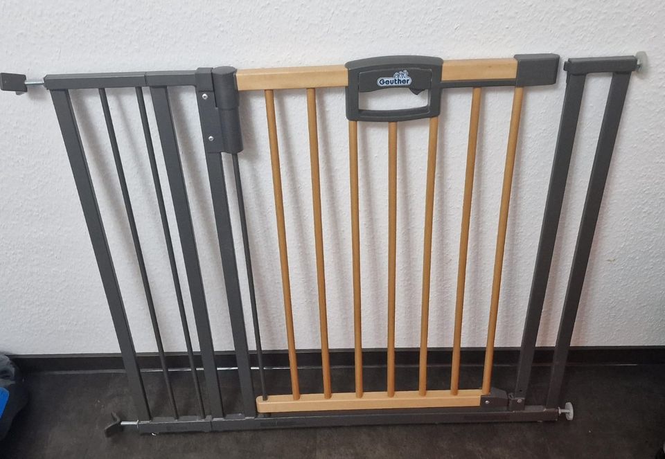 2x Tür- und Treppenschutzgitter Easylock Wood Plus (Ohne Bohren) in Dürbheim