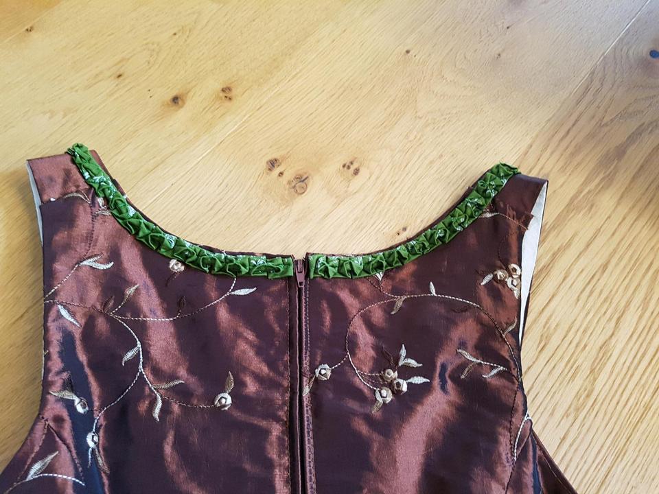 Damendirndl, handmade, Größe ca. 38, braun, grün, Dirndl, Kleid in Riedenburg