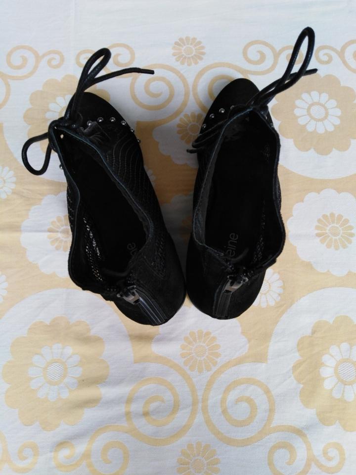 Nubuk / Mash HEINE Sommer-Booties, Gr.40, schwarz, Neu+ungetr. in Mainz