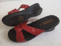 Damen Schuhe Pantoletten Sandalen GIESSWEIN Gr 39 rot Leder Duisburg - Friemersheim Vorschau