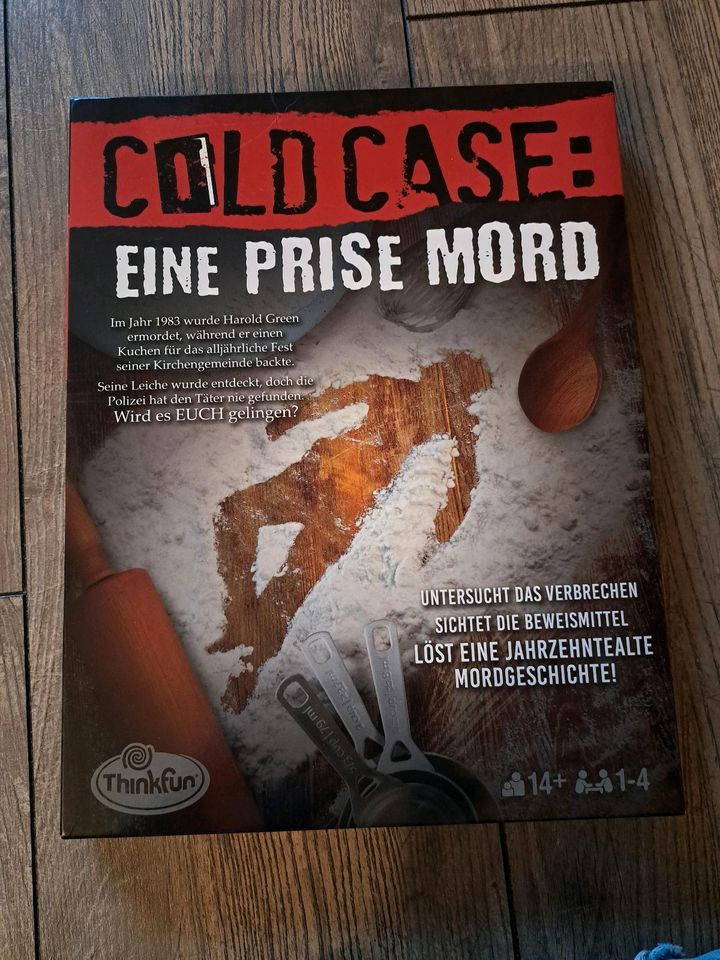 Cold Case - Eine Prise Mord, Krimi Spiel, Rätsel in Heidenau