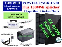 Solarkraftwerk mit Speicher 1600W Hoymiles Anker Komplettsystem Nordrhein-Westfalen - Oberhausen Vorschau