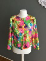 Set Escada Knöpfe Top Blazer Jacke Blumen bunt Gr. 44 Bayern - Aichach Vorschau